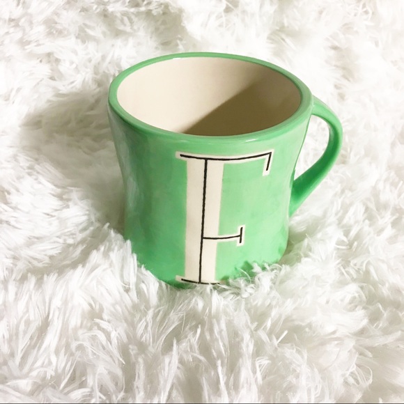 Anthropologie Monogram Letter “F” Coffee M… - Picture 2 of 6